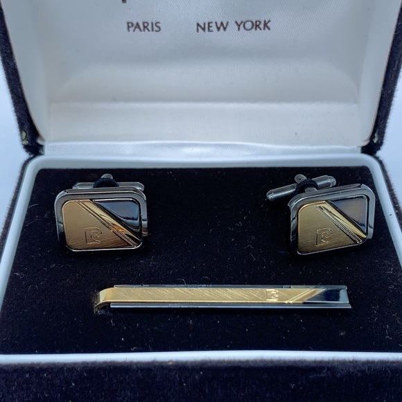 2 Set Pierre Cardin Tie Clips & Cufflinks - Picture 5 of 6
